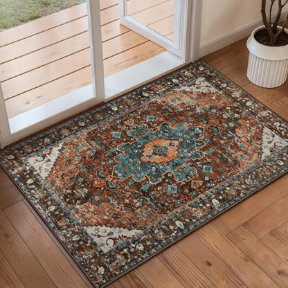 TIKIRUGI Vintage Boho Rugs for Entryway (2'x3')