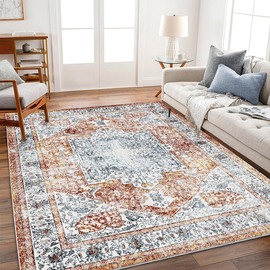 TIKIRUGI Vintage Boho Rugs for Living Room (6'x9')