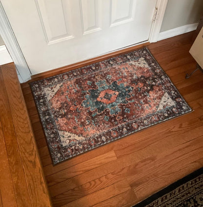 TIKIRUGI Vintage Boho Rugs for Entryway (2'x3')