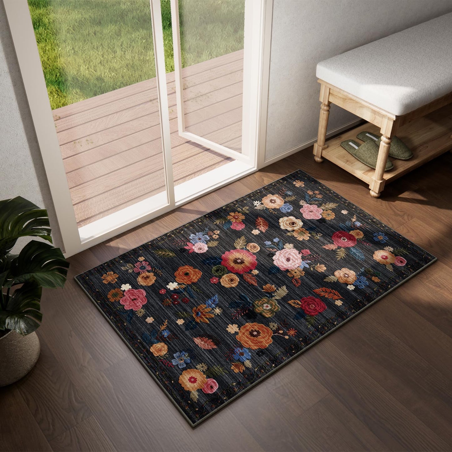 TIKIRUGI Washable Small Entryway Area Rugs(2'x3')