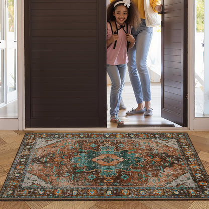 TIKIRUGI Vintage Boho Rugs for Entryway (2'x3')